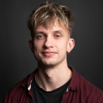 A person smiling.