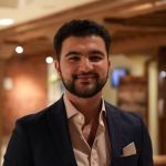 A person smiling.