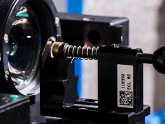 close-up of black machinery 