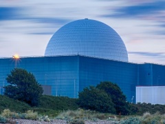 The dome of Sizewell power station